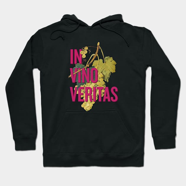 In Vino Veritas - In Wine, There Is Truth Hoodie by Wright Art